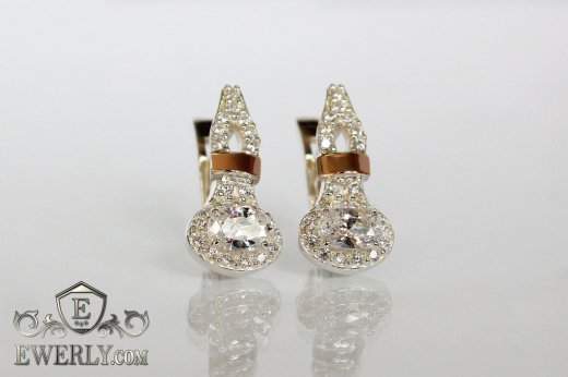 Earring of  silvers to buy 0021PE