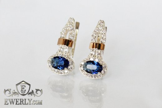 Earring of sterling silvers to buy 0021BI