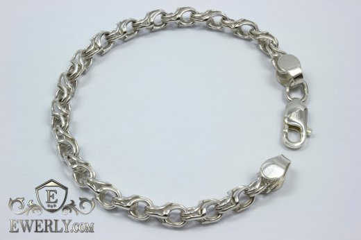 Bracelet "Slavonian" of sterling silver to buy 121021ST