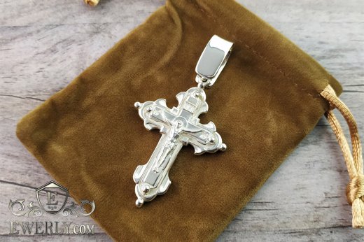 Big men's cross of sterling silver to buy 131009NV