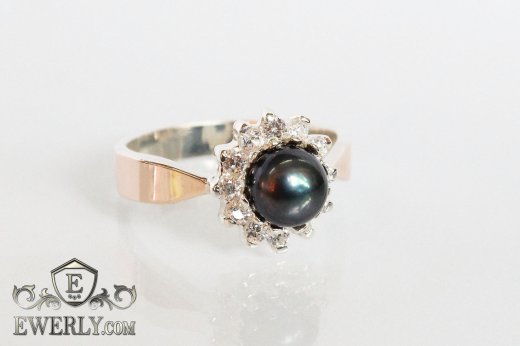 Ring of sterling silver with stones for women to buy 0034TV