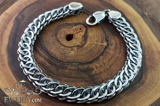 Bracelet "Scorpio" of silver with Blackening on Hand