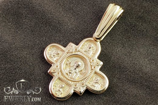 Buy cross of 14K gold without crucifix 00101065DA