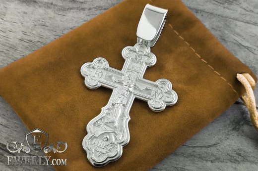 Big men's cross of sterling silver to buy 08730IE