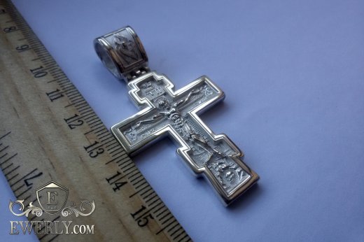 Big men's cross of  silver to buy 08336NH