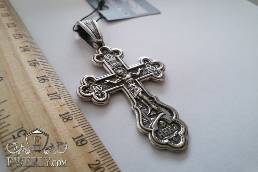 Big men's cross of  silver to buy 08730AY