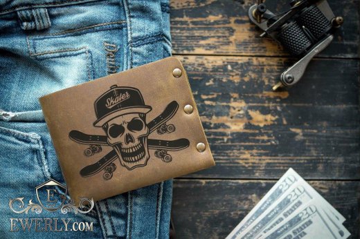 Handmade genuine leather wallet to buy 11079PN